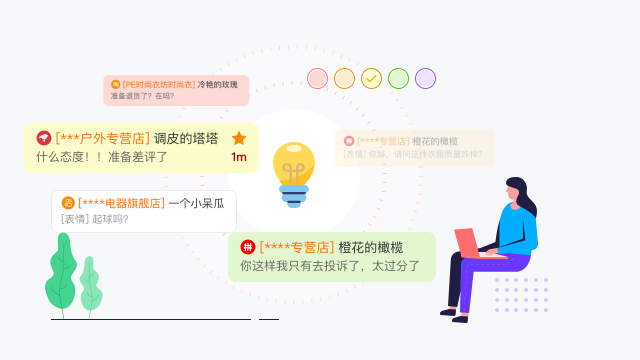 机器人联动实现多场景可设不同颜色亮灯提醒